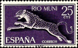 Delcampe - Rio Muni Poste N** Yv:49 Mi:49 Panthera Pardus - Rio Muni