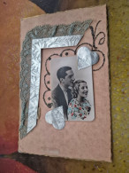 Delcampe - Couples - Brodée Coeur - Couples