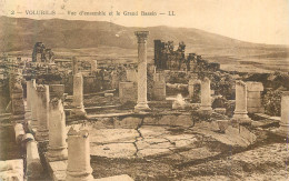 Delcampe - CPA 2 Volubilis Vue D Ensemble Et Le Grand Bassin - Andere & Zonder Classificatie