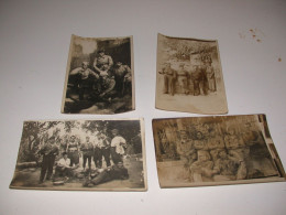 Delcampe - 4 Photos Armee Regiment - Documents