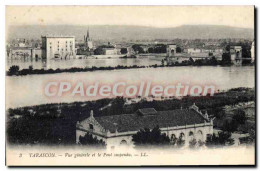 Delcampe - CPA Tarascon Vue Generale Et Le Pont Suspendu - Tarascon