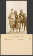 Delcampe - Tibet China India Old Postcard Tibetan Beggars Mendicants - Musical Instruments - China