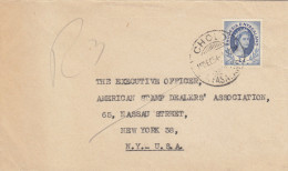Delcampe - 1854: Letter Cholo To NY, USA - Zimbabwe (1980-...)