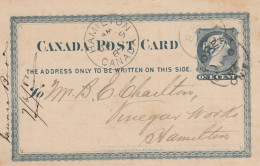 Delcampe - 1882: Post Card Hamilton - Autres & Non Classés