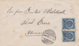 Delcampe - 1901: Letter To Bad Ems - Mexico