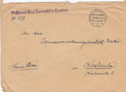 Delcampe - 1948: Sumvald U Znojma To Karlsruhe - Autres & Non Classés