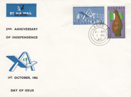 Delcampe - 1962: FDC Air Mail Lagos  - Unused - Nigeria (1961-...)