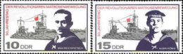Delcampe - 793385 MNH ALEMANIA DEMOCRATICA 1967 50 ANIVERSARIO DE LA REVOLUCION DE LOS MARINEROS - Other & Unclassified