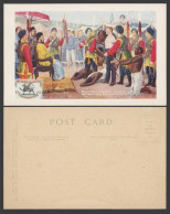 Delcampe - China Boxer Rebellion Old Postcard Private Moyse Refuses To Bow Chinese Mandarin - China