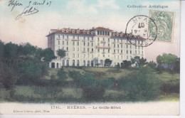Delcampe - 83 - VAR -  HYERES - LE GOLFE HOTEL - COLLECTION ARTISTIQUE - Hyeres