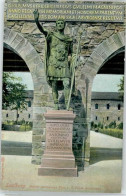 Delcampe - Bad Homburg Saalburg Statue Kaiser Antonius Pius - Bad Homburg