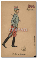 Delcampe - CPA Militaria 1904 Aujourd'hui 4eme Regiment De Hussards - Uniforms