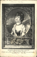 Delcampe - CPA Estampe Franceise Sous L'Empire Soeur Du General Marceau - Geschichte
