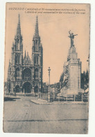 Delcampe - Oostende Cathedrale Et Monument Aux Victimes De La Guerre Ostende - Oostende