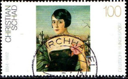 Delcampe - RFA Poste Obl Yv:1578 Mi:1748 Christian Schad (TB Cachet Rond) - Moderne