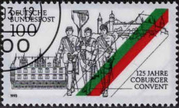 Delcampe - RFA Poste Obl Yv:1507 Mi:1676 100.Jahre Coburger Convent (Beau Cachet Rond) - Autres & Non Classés