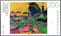 Delcampe - RFA Poste N** Yv:1579 Mi:1749 Erich Heckel - Moderne