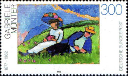 Delcampe - RFA Poste N** Yv:1580 Mi:1750 Gabrielle Münter Jawlensky & Werifkin - Moderne