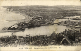 Delcampe - CPA Le Treport Vue Generale Prise Des Terrasses - Le Treport
