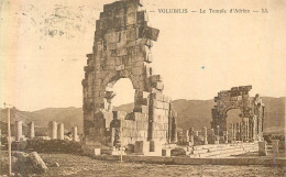 Delcampe - CPA 4 Volubilis Le Temple D Adrien - Andere & Zonder Classificatie
