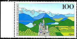 Delcampe - RFA Poste N** Yv:1572 Mi:1742 Alpen Bord De Feuille - Berge