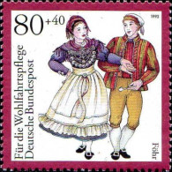 Delcampe - RFA Poste N** Yv:1529 Mi:1697 Wohlfahrtspflege Föhr - Danse