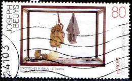 Delcampe - RFA Poste Obl Yv:1504 Mi:1673 Europa Joseph Beuys (Lign.Ondulées) - Moderne