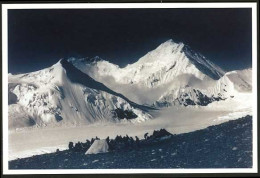 Delcampe - Tibet Mt. EVEREST Expedition 1921 Postcard Mountaineers, From A CAMP At 20,000ft - China