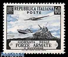 Delcampe - Italy 1952 60L, Stamp Out Of Set, Unused (hinged), Transport - Aircraft & Aviation - Ships And Boats - Sonstige & Ohne Zuordnung
