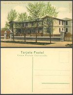 Delcampe - Chile Old Colour Postcard Santiago, Hotel Sud Americano Los Andes, Entrance Gate - Chili