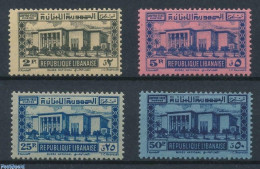 Delcampe - Lebanon 1945 Postage Due, Museum 4v, Unused (hinged), Art - Museums - Museos