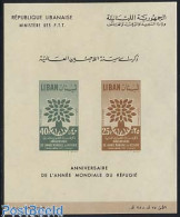 Delcampe - Lebanon 1960 Refugees S/s, Unused (hinged), History - Various - Refugees - Int. Year Of Refugees 1960 - Réfugiés