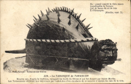 Delcampe - CPA Tarascon La Tarasque Monstre Qui Ravageait Les Bords Du Rhône - Tarascon
