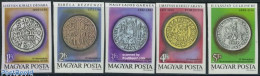 Delcampe - Hungary 1979 Numismatic Congress 5v Imperforated, Mint NH, Various - Money On Stamps - Ungebraucht