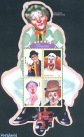 Delcampe - Grenada 2003 Clowns 4v M/s /Clive Andrews, Mint NH, Performance Art - Circus - Cirque