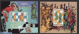 Delcampe - Djibouti 1981 Chess 2 S/s, Mint NH, Sport - Chess - Schach