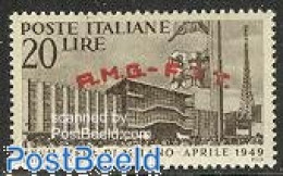 Delcampe - Trieste A-Zone 1949 Milano Fair 1v, Mint NH, Various - Export & Trade - Usines & Industries