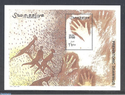 Delcampe - Somalia 2002 Cave Paintings S/s, Mint NH, Art - Cave Paintings - Préhistoire
