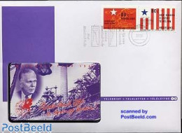 Delcampe - Netherlands, Tele & Ecu Fdc’s 1997 Teleletter Marshall Plan, First Day Cover, History - Various - World War II - Maps - 2. Weltkrieg