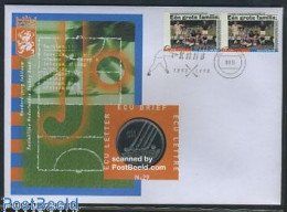 Delcampe - Netherlands, Tele & Ecu Fdc’s 1998 ECU Letter Hockey, First Day Cover, Sport - Hockey - Sport (other And Mixed) - Rasenhockey
