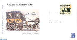 Delcampe - Netherlands, Fdc Stamp Day 2000 STAMP DAY ENVELOPE, First Day Cover, Performance Art - Dance & Ballet - Danse