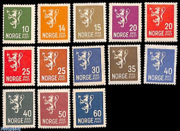 Delcampe - Norway 1926 Definitives 13v, Mint NH - Ungebraucht