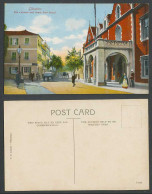 Delcampe - Gibraltar Old Colour Postcard The Convent & South Port Street Scene, Guard Carts - Gibraltar