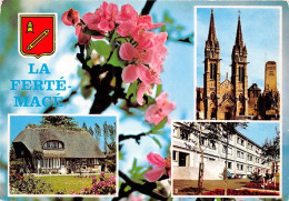 Delcampe - LA FERTE MACE L Eglise Chaumiere Normande Pavillon Thermal 24(scan Recto-verso) MA1416 - La Ferte Mace