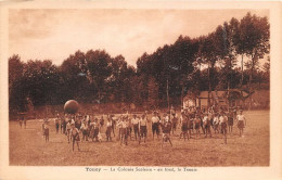 Delcampe - TOUCY La Colonie Scolaire Au Fond Le Tennis 5(scan Recto-verso) MA1409 - Toucy