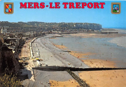 Delcampe - MERS LE TREPORT Vue Generale Depuis Mers Vers Le Treport 27(scan Recto-verso) MA1404 - Le Treport