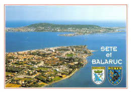 Delcampe - SETE Et Le Balaruc Vue Aerienne 17(scan Recto-verso) MA1436 - Sete (Cette)