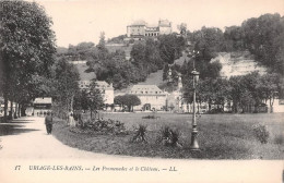 Delcampe - URIAGE LES BAINS Les Promenades Et Le Chateau 9(scan Recto-verso) MA1433 - Uriage