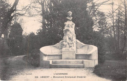 Delcampe - AMBERT Monument Emmanuel Chabrier 20(scan Recto-verso) MA1429 - Ambert