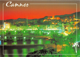 Delcampe - CANNES Le Palais Du Festivel Le Suquet By Night 16(scan Recto-verso) MA1463 - Cannes